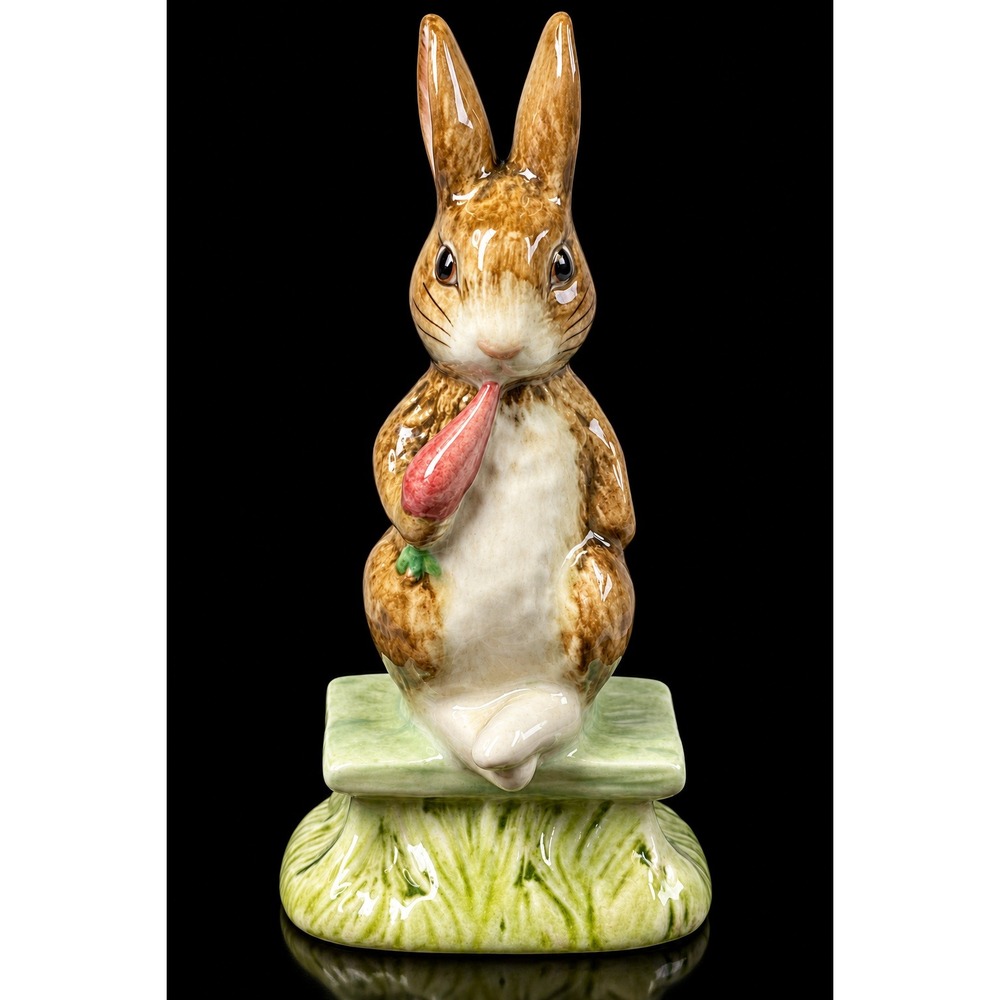 Vintage Beatrix Potter Fierce Bad Rabbit Porcelain Figurine 1977 Beswick England